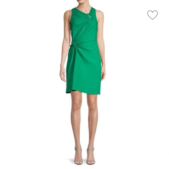 A.L.C. | Dresses | Alc Jina Gathered Side Dress Green | Poshmark